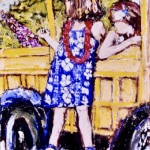 <u> Parade Day 18 x 12' Acrylic on Wood 2000</u>