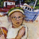 <u>Brazilian Girl   11 x 8"  Acrylic on Canvas 2001</u>