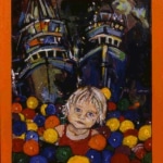 <u>In a Sea Too Far from Me  12 x 18" Acrylic on Wood 2000</u>