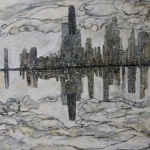 <u>"Chicago 2"   36 x 50"  Acrylic on Wood 2020</u>