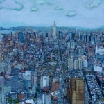 <u>"The Empire State"     36 x 24 " Acrylic on Wood  2005</u>