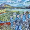 <u>"The Linegar Adventure" 36 x 50"  Acrylic on Canvas 2019</u><i>sold</i>