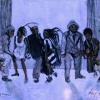<u>"Lindy Hoppers" Acrylic on Wood  32 x 48" 2012</u>