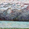 <u>"Red Mountain Inua" Acrylic on Plexi-Glass  12 x 20"  2017</u>