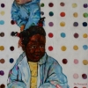 <u>"San Francisco Girl"  Acrylic on Canvas  48x56" 2001</u>