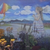 <u>Mural: Ode to Old Town  144x 240"   Acrylic on Cement  2015</u><i>Property of Fat Olives and support from Bunnell Arts Center</i>