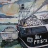 <u>"The Sea Prince" 67 x 49" Acrylic on Canvas 2014</u>