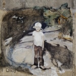 <u>On One Far Away Cloud 60 x 66" Pastel on Concrete 1992</u><i> Public Art, California Ave. S.F., Ca.</i>