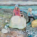 <u>"Sharing Spaces: Environmental Stewardship" 48 x 206"Acrylic on Panel 2018</u><i>Property of City of Homer in part by Bunnell Arts Center</i>