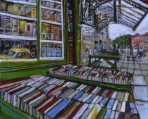 <u>University Books 38 x 48" Acrylic on Wood 2003</u><i>Sold</i>
