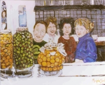 <u>Smokey Bay Natural Foods" 36 x 48" Acrylic on Canvas 2001</u><i>Sold</i>