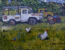 <u>Mossy's Farm 12 x 18" Acrylic on Canvas 1999</u><i>Sold</i>