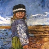 <u>"Gillian" 12 x 18" Acrylic on Wood 2001</u><i>sold</i>