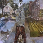 <u>"Self-Portrait: At Cross-Roads" 84 x 60  Oil on Canvas 1995</u>
