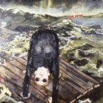 <u>"The Moon Pulls Periodically"  48 x 36"  Oil on Canvas 1993</u>