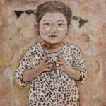 <u>"Prelude to Missing Mamma #3"   10 by 10"  Acrylic on Panel 2018</u>