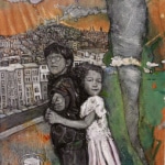 <u>I'll Save You  48 x 38" Acrylic on Wood 2006</u>