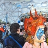 <u>"State Faire"  Acrylic on Canvas  40 x 48" 2017</u>