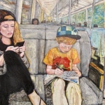 <u>"Bay Area Rapid  Transit" 36 x 48" Acrylic on Canvas 2017</u>